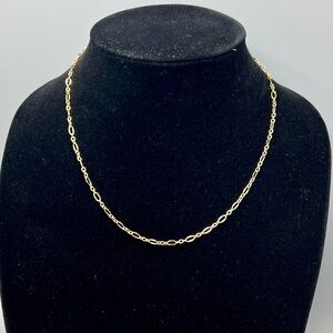 Elegant Brook & York Gold Tone Chain Necklace